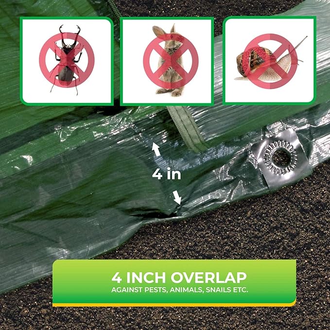 Bio Green SD300 2.6 x 2.3 x 9.8 ft. Polytunnel Super Dome