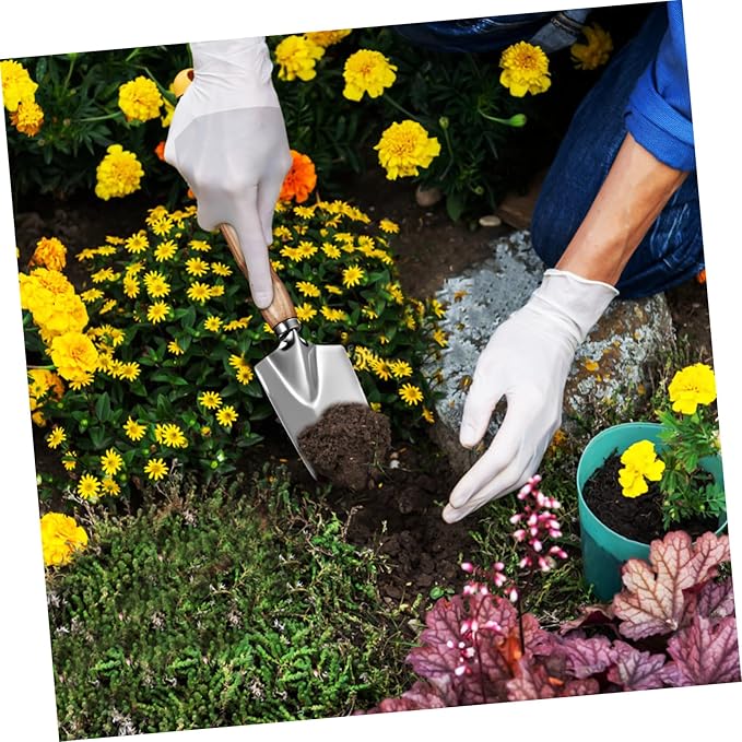 balacoo Garden Tools Set Stainless Tools with Handles for Gardening Durable for Men and Women Gardeners