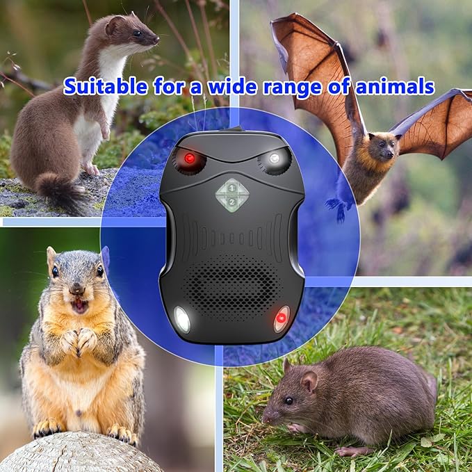 2 Pack Rodent Repellent for Car Engines Ultrasonic Rodent Repeller for High-Efficiency Rat and Mouse Deterrent Mouse RepellentRat Repellent for Car 12v 24v Trucks Rvs