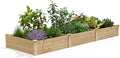 Greenes Fence Premium Cedar Raised Garden Bed 4' x 12' x 14 (3/4 Thick) - Made in USA with North American Cedar