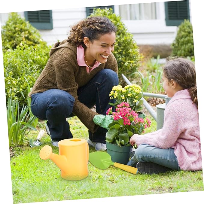 Mikikit Child-Friendly Mini Garden Tool Kit Shovel Small Rake Planting Accessories Easy to Use for Boys and Girls' Gardening Fun