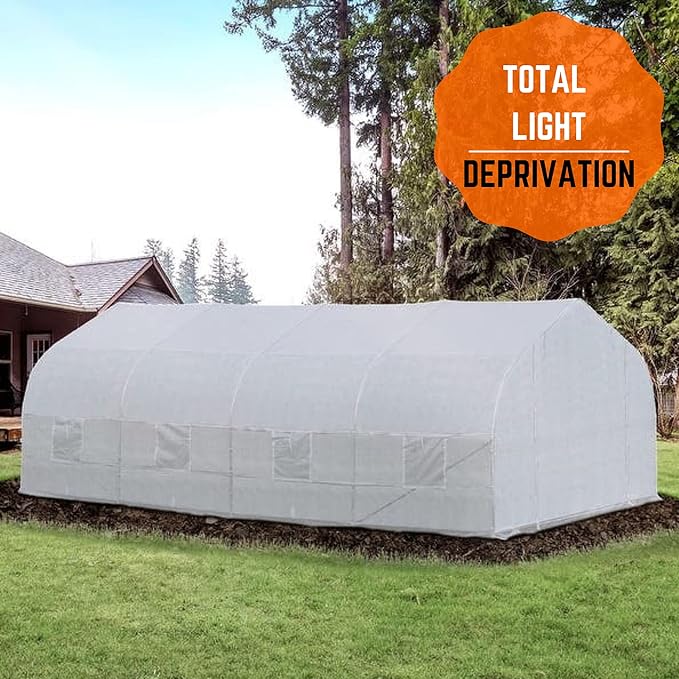 Farm Plastic Supply Black and White Panda Film (10' x 100') 6 Mil Poly Film