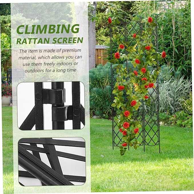 Generic Garden Trellis Climbing Plant Support Stand for Indoor and Outdoor Vine Plants Frame with Height Gardening Accessory for Healthy Growth and Vertical Garden Maintenance
