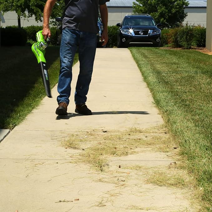 Greenworks 24V Sweeper 2.0Ah Battery and Charger Included