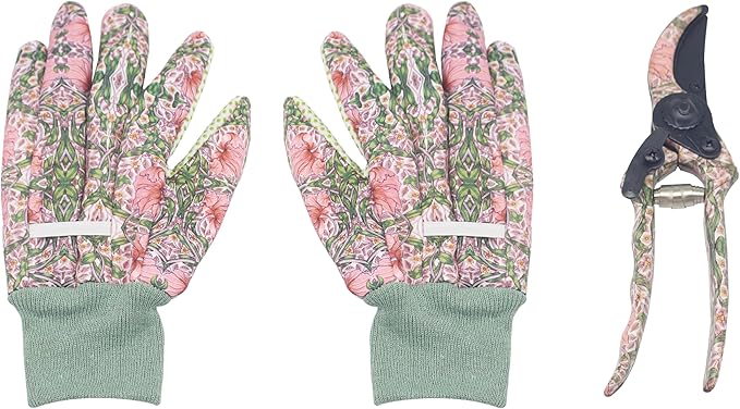 The Leonardo Collection William Morris Pimpernel Garden Tool Set for Gardening | Ideal Tool Kit &amp Gardening Gifts for Women &amp Men | Durable Garden Tools &amp Hand Tools for Daily Garden Work