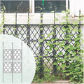 Garden Trellis for Climbing Plants PE Lattice Grid Panels for Potted Plants Sturdy Rustproof Plant Support Stakes for Outdoor Garden Lawn Patio 9 Sizes(Size:57x130cm)