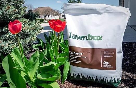 Soil Saver 100% Organic Gypsum and Humic Acid Soil Amendment 30 lb Bag Covers 5000 sq ft…