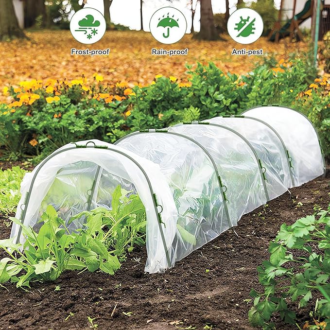 Mini Greenhouse Tunnel Greenhouses for Outdoors Green House Hoops Small Greenhouse Kits to Build Green Houses for Outside