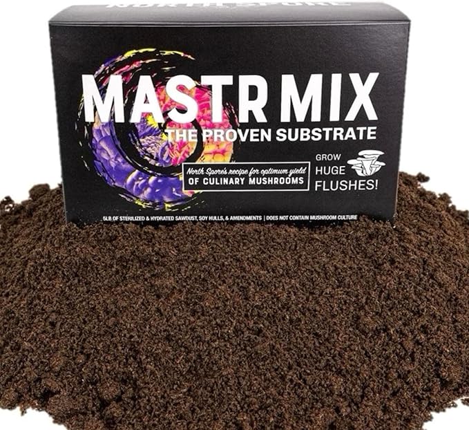 North Spore 'Mastr Mix' Sterile Soyhull &amp Hardwood Bulk Substrate