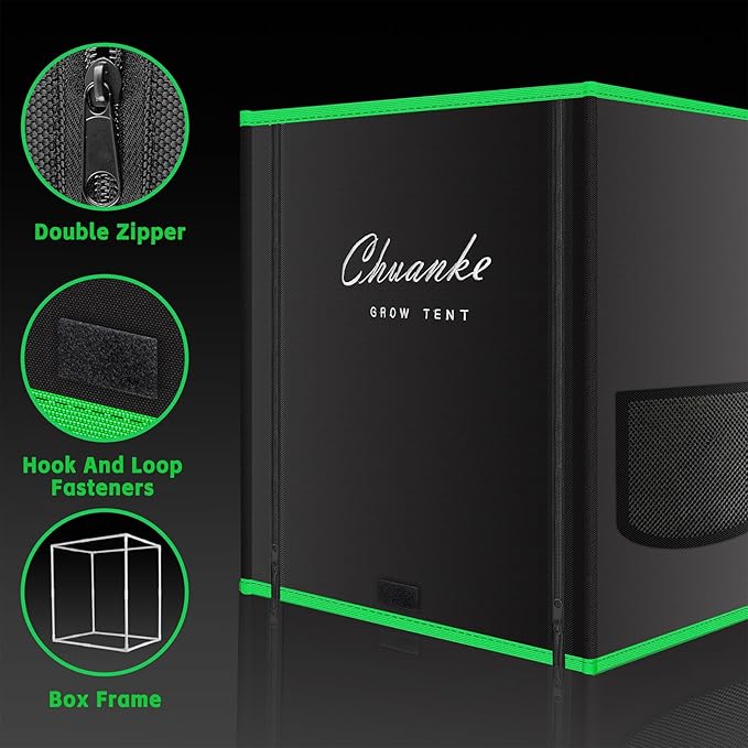 Small Grow Tent for Aerogarden Hydroponics Growing System Indoor 20x14x22High Reflective Mylar Leak-Proof of Light 600D Oxford Fabric for Indoor Plant (Black(Open-Bottom))