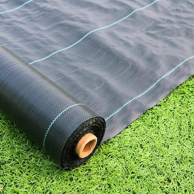 3.5oz Weed Barrier Landscape Fabric Dual-Layer Heavy-Duty Landscape Fabric 4ft x 300ft for Garden Greenhouse Pathway Orchard Weed Control
