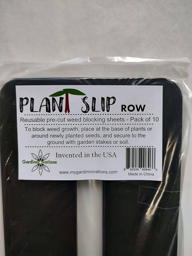 Plant Slip Row Reusable pre-Cut Weed Blocking Sheets - Pack of 10