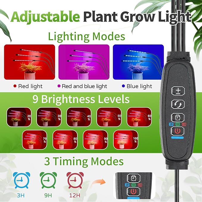 Indoor Mini Greenhouse with Grow Light Tabletop Small Greenhouse for Beginners All-in-One Tiny Plant Nursery Kit with Adjustable LED Light &amp Timer Smart Grow Tent for Herbs Gardening Gift