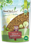 Food to Live Organic Antioxidant Mix of Sprouting Seeds 1 Pound – Non-GMO Broccoli Alfalfa Clover Rich Germination Rate Non-Irradiated Kosher Vegan Superfood Bulk Rich in Sulforaphane