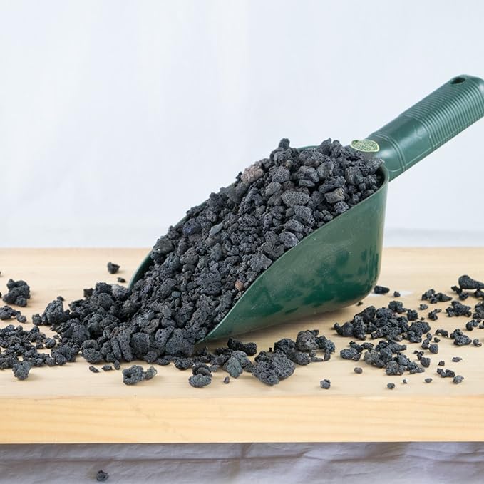 3 Gal. - 1/16 to 1/2 Horticultural Black Lava for Cactus &amp Succulent Bonsai Tree Soil Mix - Inorganic Additive (3GAL BK Lava L)