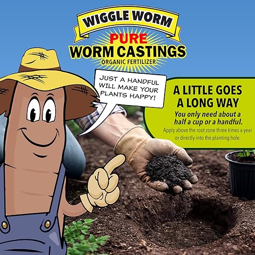100% Pure Organic Mineral-Dense Worm Castings Fertilizer 15lbs - Improves Soil Fertility and Aeration for Growing Better Houseplants Vegetables and More Pack of 3