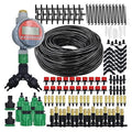 Garden Supplies 5-50M Garden Micro Drip Irrigation Automatic Watering System Kit Timer Controller DIY Mist Spray Cooling for Potted Plants Nozzle(Pink)