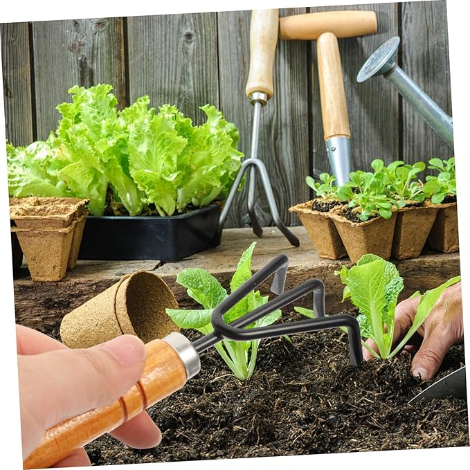 Portable Garden Tool Set for Indoor Outdoor Use Hand Tools Kit for Houseplants Succulents Bonsai Vegetables Lightweight Gardening Kit with Fine Craftsmanship and Material
