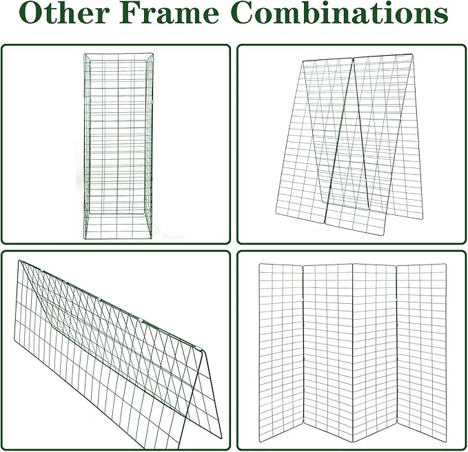 48 H x 34 L Cucumber Trellis for Garden A Frame Garden Trellis for Climbing Plants Outdoor for Raised Bed(1 Packs)