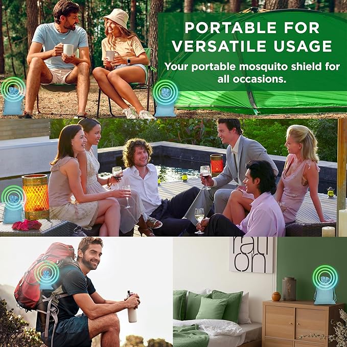 Mosquito Repellent Outdoor Patio Pouches: Natural Insect Deterrent with Citronella &amp Peppermint Oils - Safe for Kids &amp Pets - Ideal for Yard Camping Home &amp Indoor Use (1.55 Ounce (Pack o