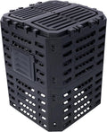 Garden Composter Bin Made from Recycled Plastic – 90 Gallons (340Liter) Large Compost Bin - Create Fertile Soil with Easy Assembly Lightweight Aerating Outdoor Compost Box