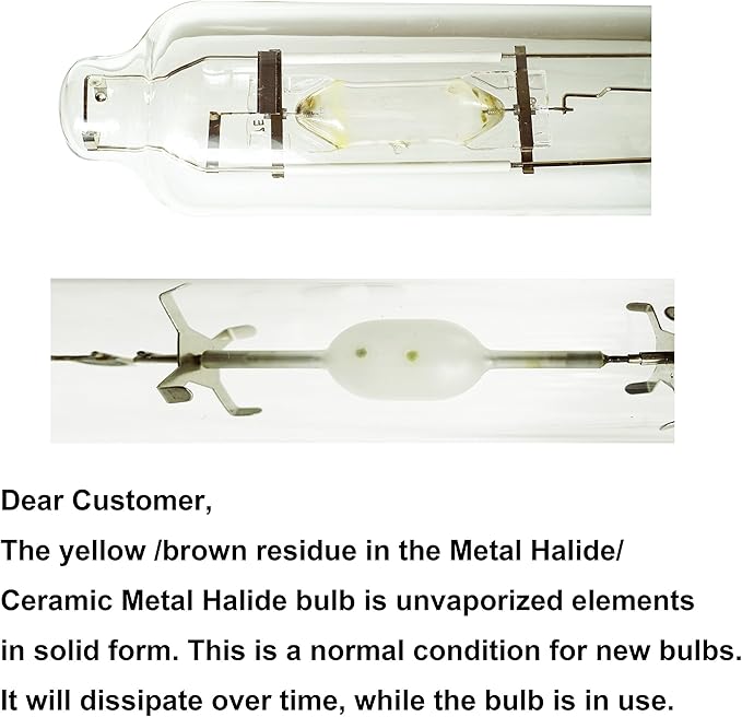 CMH 315W 4000K Grow Light BulbHigh Par Full SpectrumCeramic Metal Halide Grow Lamp 315W 4Kfor Vege &amp Flower1pack NO Kr85 Non-dimmable
