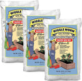 Raised Bed Mix 40lbs Pack of 3 - Organic Soil and Fertilizer for Container Gardening - Worm Egg Material Mixed with Odor Free Pure Worm Castings