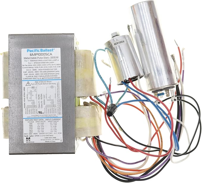 Hubbell Lighting BAL01000PV 6MP1000SCA Metal Halide MH Ballast Kit 1000W 120/208/240/277/480V