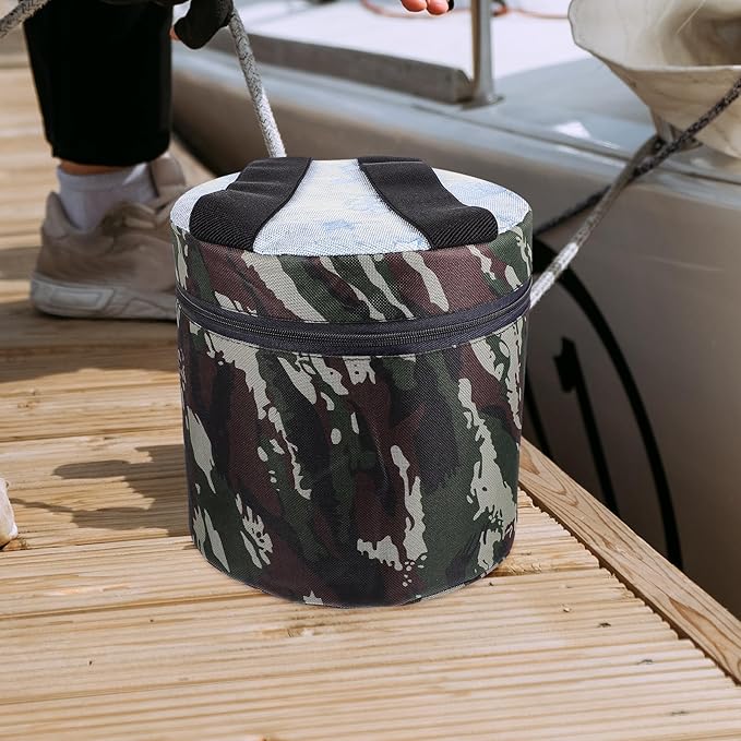 Portable Foam Gardening Stool with Tool Pouch 25cm Height Lightweight Outdoor Workseat for Fieldwork Fishing Travel and Planting Random Style