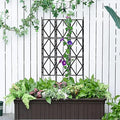 Plant Trellis for Garden Climbing Plant Support Balcony Plant Trellis for Climbing Potted Plants &amp Flowers Roses Climbing Frame for Vertical Vines(W60xH90CM(2.0x3.0FT))