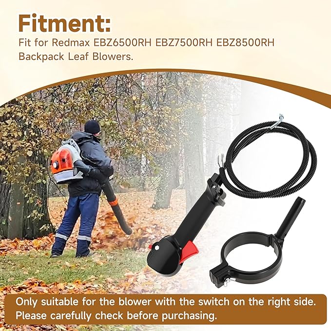 577241201 Throttle Control Lever for Redmax for Right-Hand EBZ7500RH EBZ8500RH Backpack Leaf Blowers