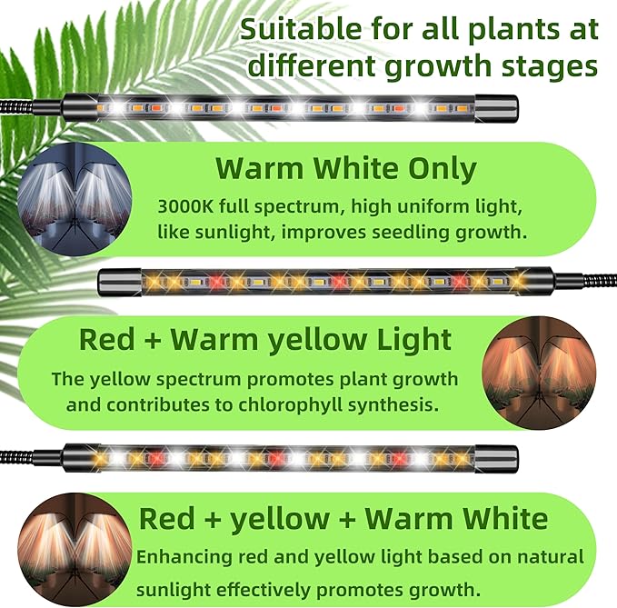 Grow Lights with Stand for Indoor Plants
