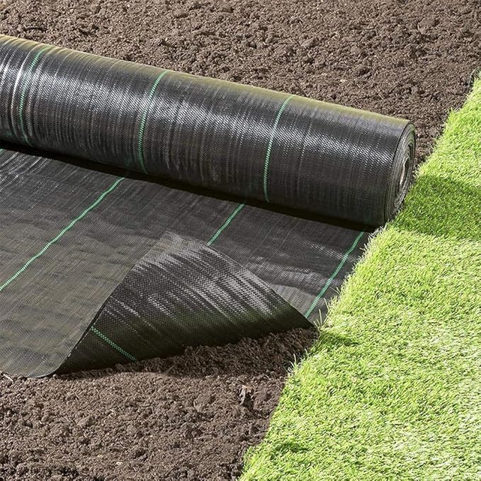 Agfabric Weed Barrier 6.5ftx100ft Landscape Fabric Heavy Duty Weed Barrier Fabric Easy Setup Woven Garden Weed Fabric Landscaping Fabric