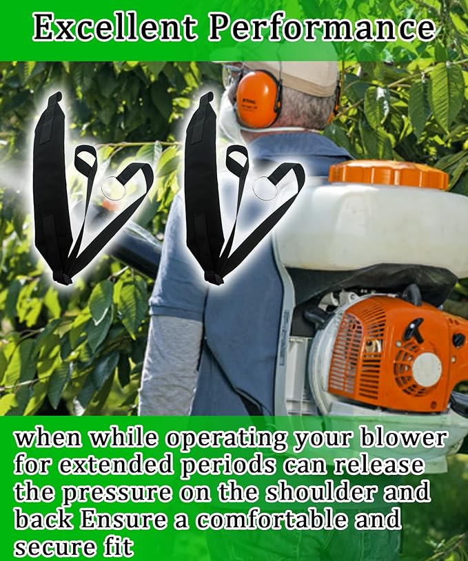 2 PCS Blower Shoulder Strap Left &amp Right Fits For BR350 BR430 BR450 SR450 SR430 Backpack Leaf BlowerReplace 4244-710-9005