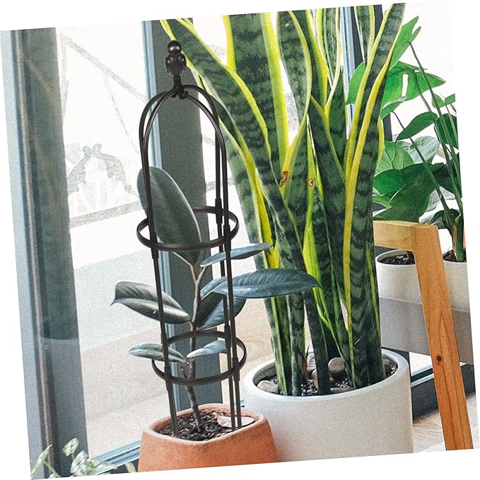 BESPORTBLE Elegant Plant Stakes for Climbing Vines Garden Trellis Strong Support for Potted Plants