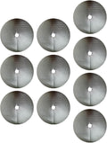 10x Tree Mulch Rings Weed Barrier Fabric with 2.76 Hole Gardening Thickened Plant Cover Breathable Non Woven Tree Protector Argent