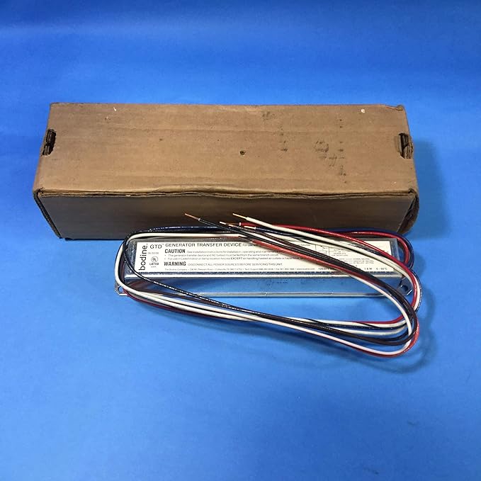 Bodine GTD Fluorescent Generator Transfer Bypass Device Ballast Elcu Emergency Lighting