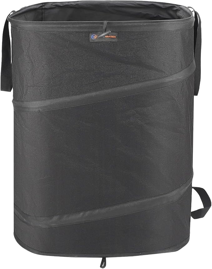 YUDI &amp GARDEN 46 Gallon Square Collapsible Yard Waste Bin Collapsible Trash Can for Collecting Weeds or Leaf or Yard and Party Waste
