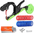 Plant Tying Machine Tool with 20 Rolls of Tape – Handheld Garden Tape Gun for Climbing Plant Support Vines and Tomatoes – Clips &amp Ties for Staking and Training Indoor &amp Outdoor Use
