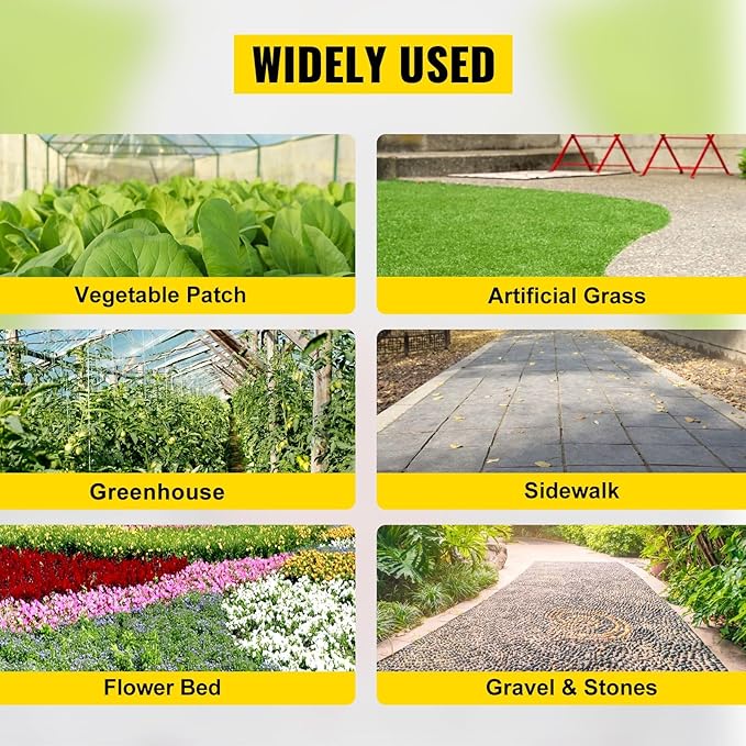 Premium Weed Barrier Fabric 2 * 3FT 300FT Heavy Duty 2.4OZ Woven Weed Control Fabric High Permeability Good for Flower Bed Geotextile Fabric for Underlayment Polyethylene