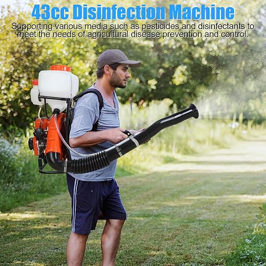 Backpack Sprayer Bug Bombs Indoor Fogger with 20L Tank 43cc 7500rpm Mosquito Fogger Backpack Cold Foggers &amp Mister Duster Insect &amp Pest Control Sprayer for Mosquitoes Bugs and Outdoor Use