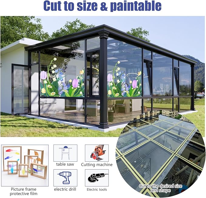 Durable Polycarbonate Roofing Panel - UV Protected &amp Rainproof Brown or Clear Easy-Cut Sheets for Outdoor Patio Balcony Greenhouse Shed Carport Roof Replacement (Brown 2' x 50' x 5/64)