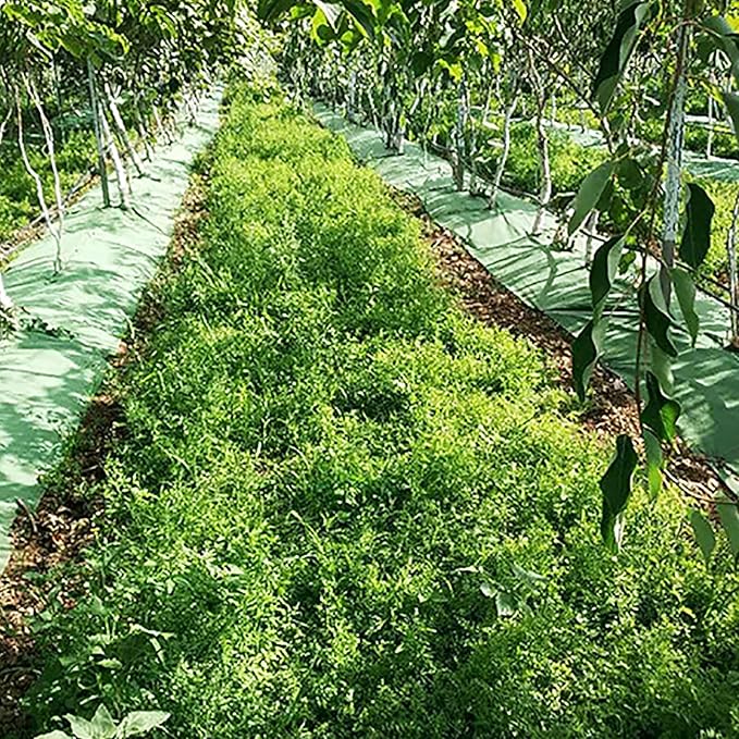 Weed Control Fabric UV Resistant Garden Weed Membrane Weed Barrier Ground Sheet Cover Weed Barrier Mat Ideal for Use in Patios Garden Flower Beds Landscaping(1.4 * 100m)