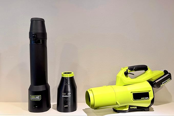 ArloCatcher Car Drying Nozzle Attachment for RYOBI 40V 800CFM RY40HPLB01 Leaf Blower Compatible with ArloCatcher 2-Story High Gutter Cleaning Kit