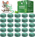 Mouse Rodent Repellent 25 Pack Peppermint Oil Mouse Traps for Rat Mice Ant Roach Spider Squirrel Nature Mouse Deterrent for Indoor Outdoor Use for Garden &amp Home Family &amp Pet Safe