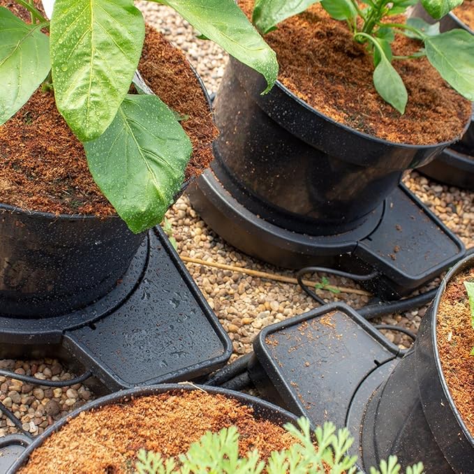 PLANT IT 01-075-080 Kit-15L Plantit Gogro Automatic Watering System 2 Expansion Kit 15L Pots Black