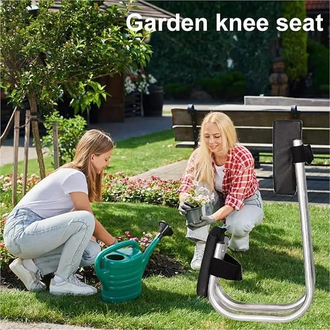 Garden Kneeler Seat 1PC Portable Garden Knee Seat Protecting Knees Stool Chair Wearable Kneeling Pad Labor-Saving Tools for Farm Work