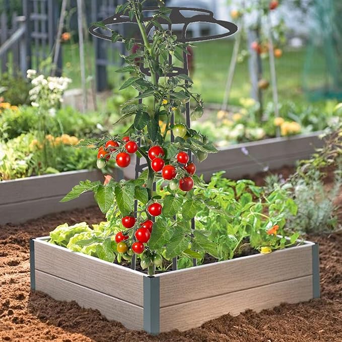 Garden Trellis Spiral Frame Trellis Heavy-Duty Umbrella Trellises Inch Iron &amp Climbing Frame for Vegetables Flowers Adjustable Buckle System for Yard Greenhouse Patio