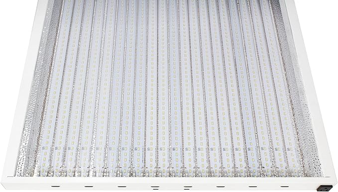 500W LED Quantum T5 Panel Grow Lights 4Ft x 28In Full Sun Spectrum 80000+ Lumens 3 Switches 4 Hooks