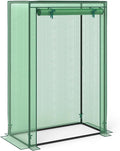 LDAILY Mini Greenhouse 39 x 20 x 59 Portable Gardening Green House with PE Cover Heavy Duty Metal Frame &amp Roll-Up Zipper Door Small Greenhouses for Outdoors Indoor Garden &amp Backyard